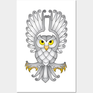 Snow Owl Posters and Art